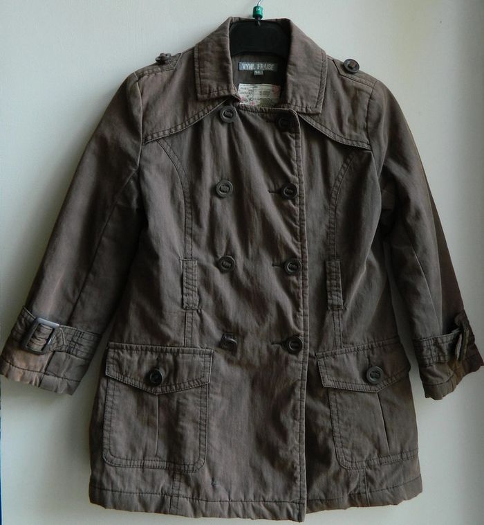 Manteau d'hiver  T 5 ans "Vinyl fraise"