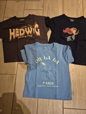 T-shirts 6-7 ans
