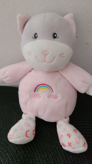 Gipsy Peluche Musicale Chat Rainbow - 20 cm