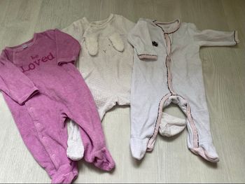 Lot de 3 pyjamas 