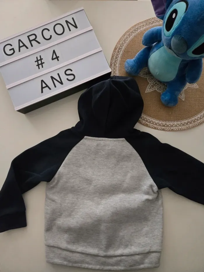 Veste zippée okaidi 4ans - photo numéro 4