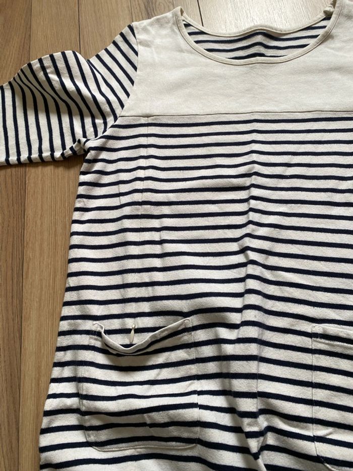 Robe allaitement marinière - photo numéro 3