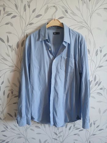 🍍 Chemise bleu clair Tex taille L