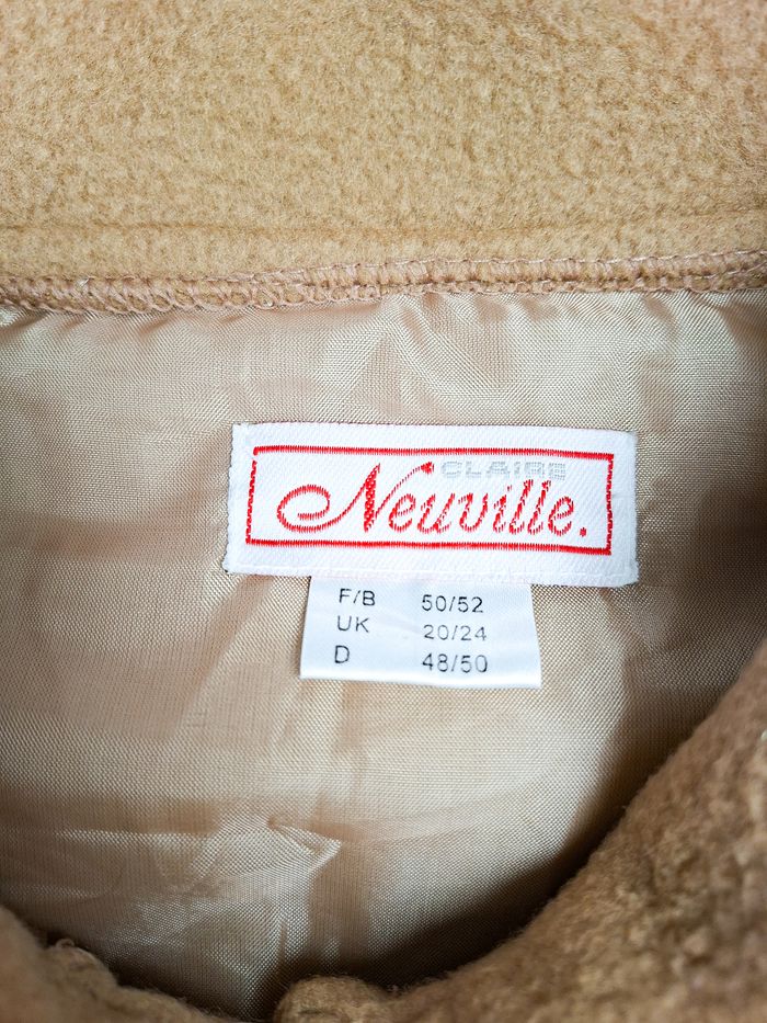 Claire Neuville - Veste polaire camel -T50/52 (L/XL) - photo numéro 3