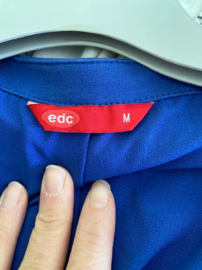 Veste blazer bleu Edc Taille M - photo numéro 4