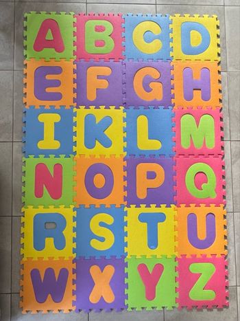 Tapis en mousse Alphabet et chiffres