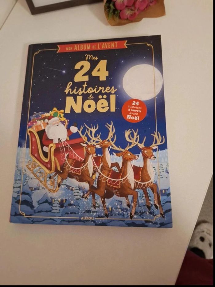 Livre calendrier de l'avent 24 histoire de Noël très bon état - photo numéro 2