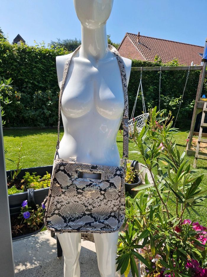 Sac à main effet Python