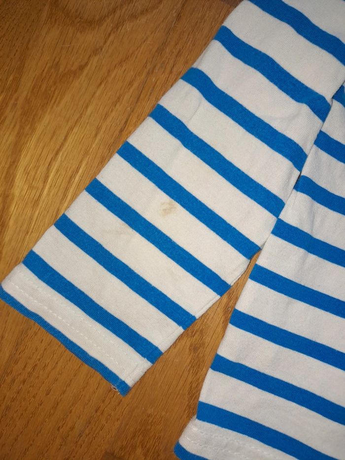 Tee-shirt marinière hublot taille 3 ans - photo numéro 6