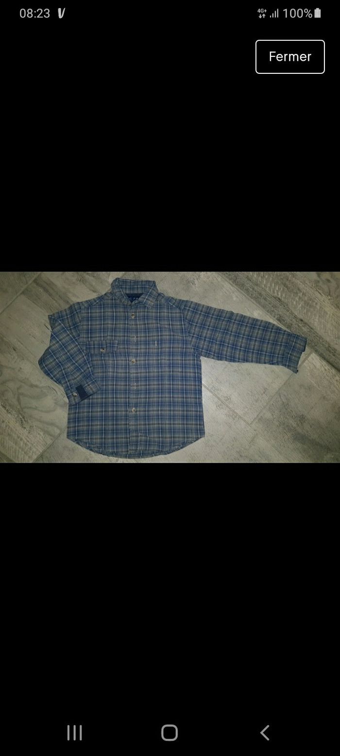 Chemise 8 ans