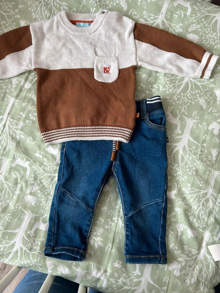 Ensemble pull + jeans
