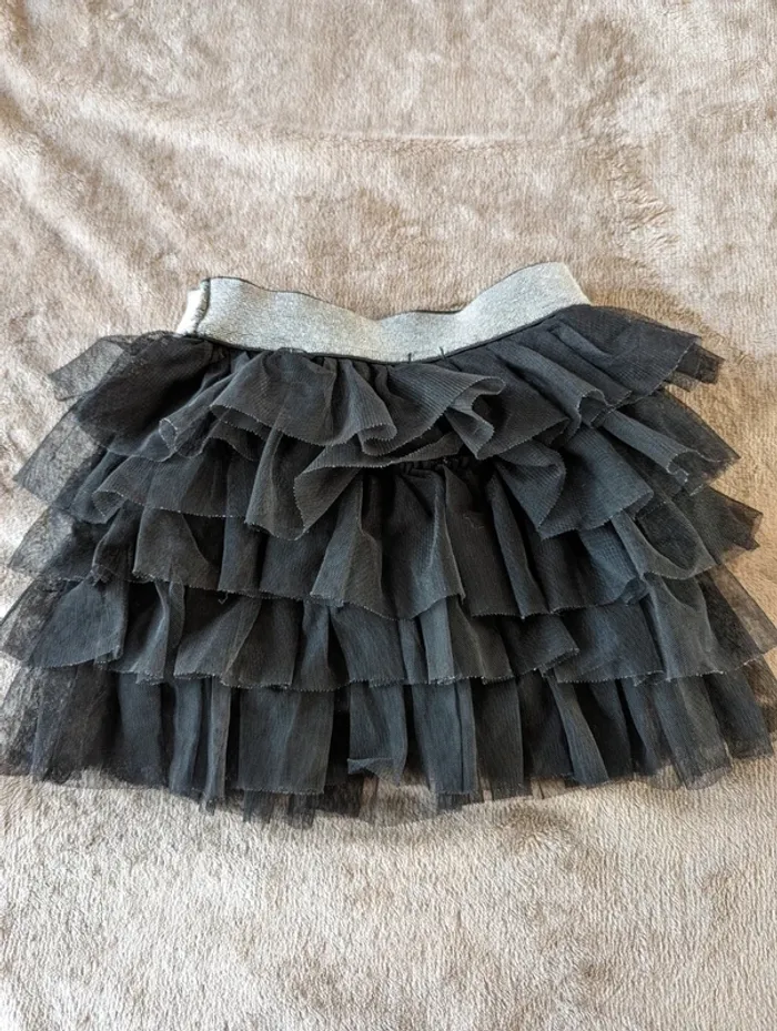 Jupe noire argentée orchestra 4 ans