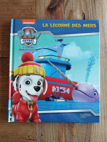 Livre - Pat patrouille la licorne des mers