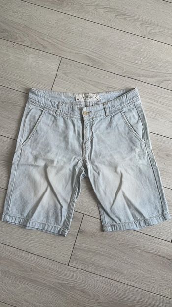 Short en jeans rayé h&m