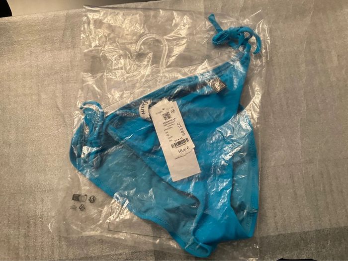 Bas de maillot de bain bleu Etam neuf - photo numéro 7