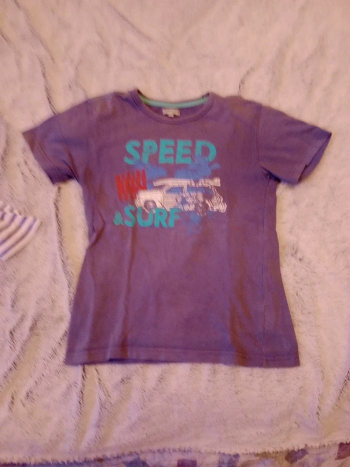 Lot 2 t-shirts garçon 10 ans c1 - photo numéro 6