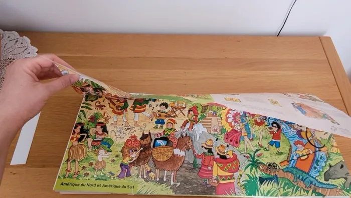 Livre enfant Le Tour du Monde – Panorama à déplier 🌍📖 - photo numéro 9