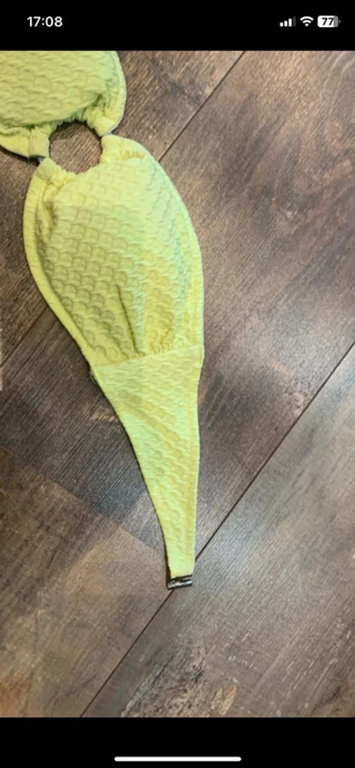 Maillot de bain jaune anis - photo numéro 5