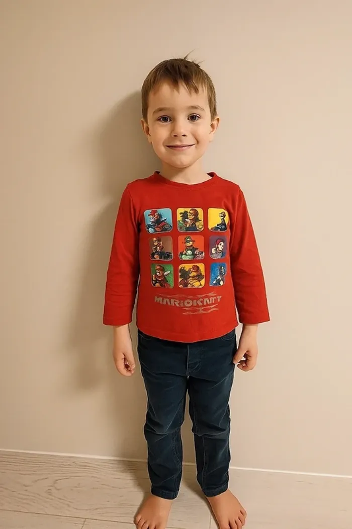 Tee-shirt manches longues Mario Kart