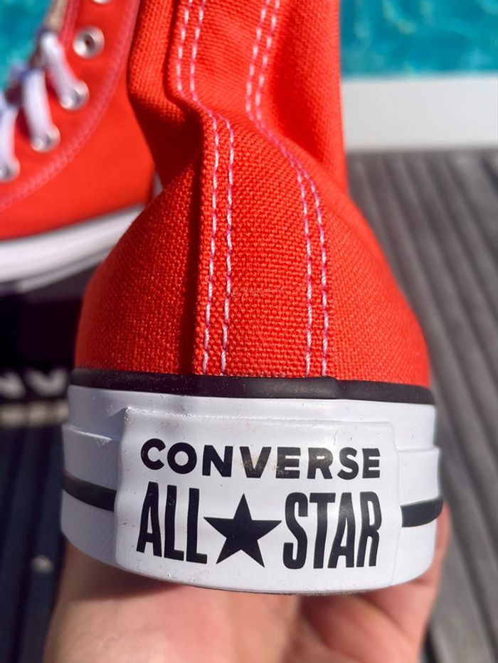 Converse Chuck Taylor glow summer orange vermillon - photo numéro 6