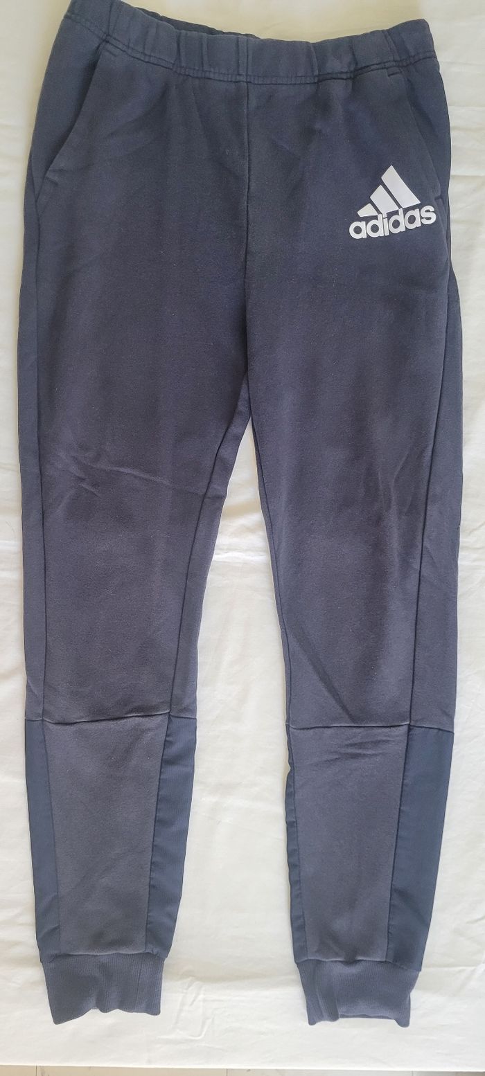 Bas de survêtement bleu marine adidas