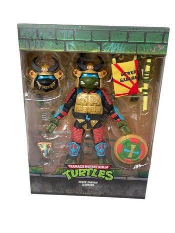 Figurine articulée Teenage Mutant Ninja Turtles Sewer Samurai Leonardo 18 cm Super 7 neuf