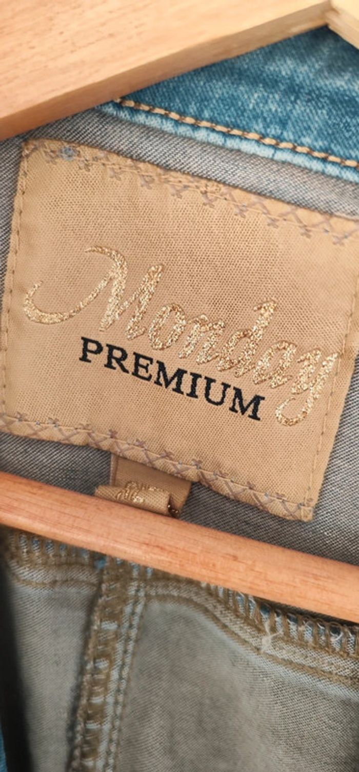 Veste en jeans Monday Premium femme M - photo numéro 3