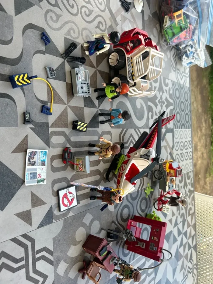 Lot Playmobil thème sos fantôme ghostbusters