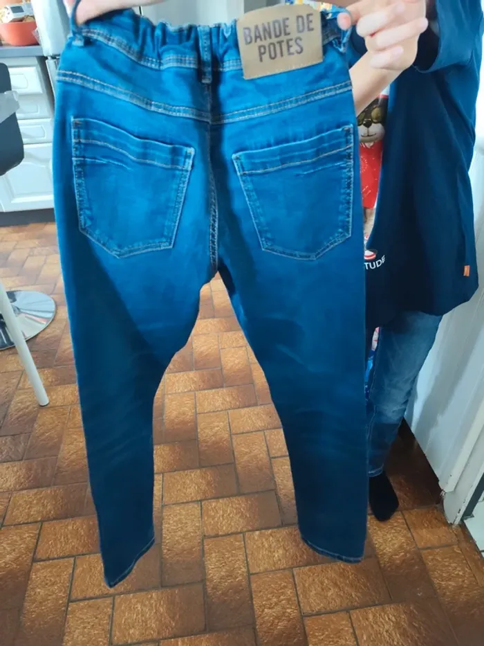 Jeans skinny garçon enfant 10 ans - photo numéro 2