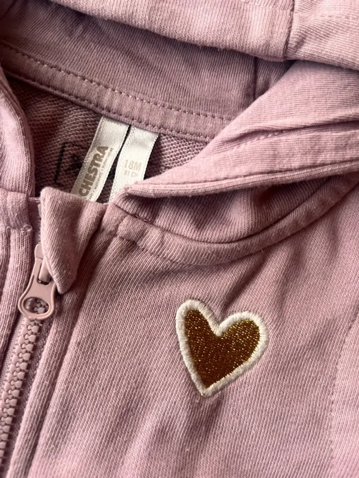 Sweat à capuche sans manches orchestra 18 mois - photo numéro 2