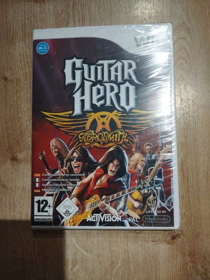 Blister Guitar hero Aerosmith Nintendo Wii