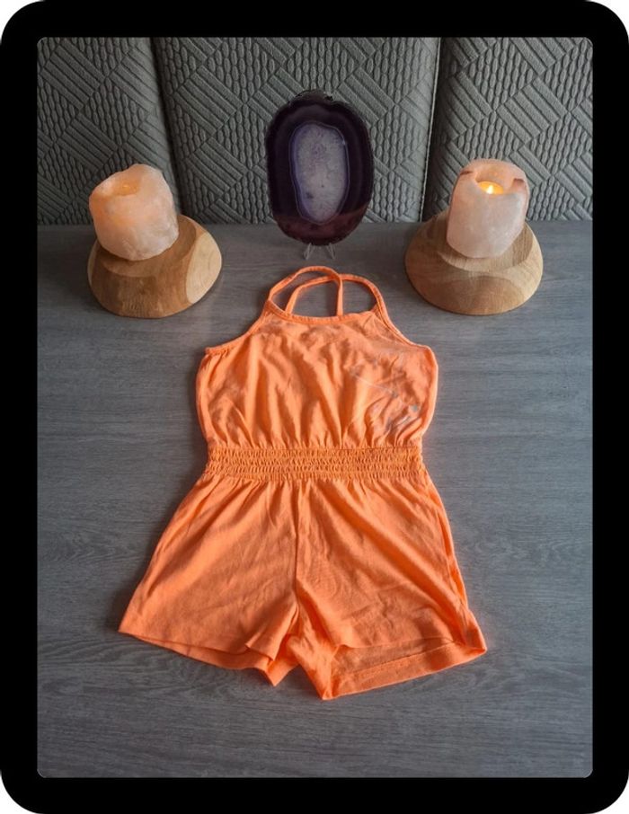 Combinaison short orange 4 ans