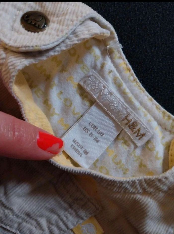 Salopette H&M 0/1 mois - photo numéro 3