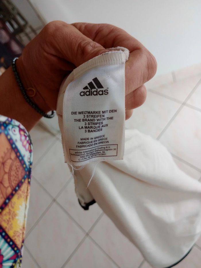 Débardeur femme 38 blanc cassé noir c86 - photo numéro 7