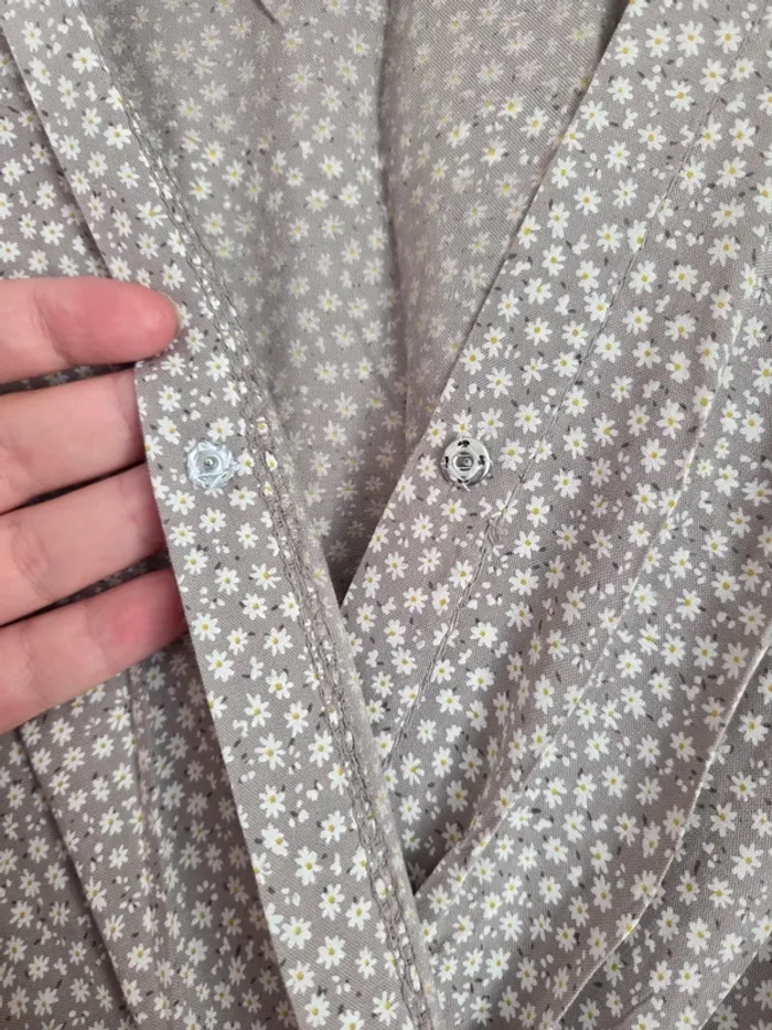 Robe longue motifs fleurs - photo numéro 4