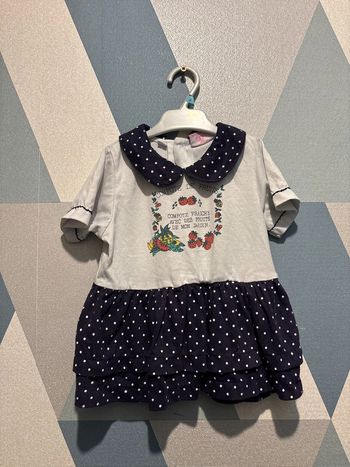 Robe bleu et blanche taille 18 mois Kiabi
