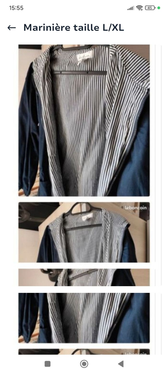 Marinière taille L/XL - photo numéro 3