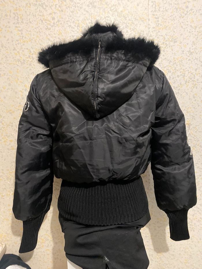 Doudoune manteau veste  style yK2 sharagano noir 36 - photo numéro 3