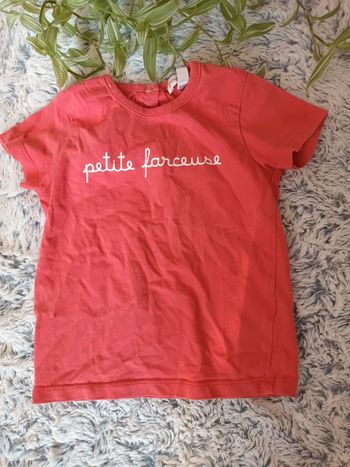 Tee shirt manches courtes 23m