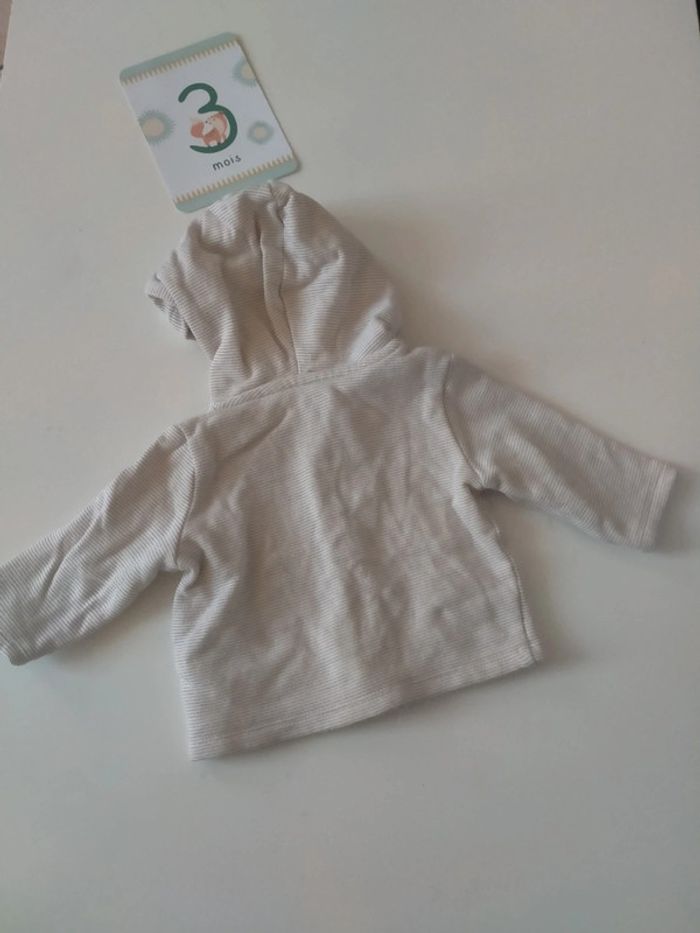 Veste à capuche fille 3 mois - photo numéro 7