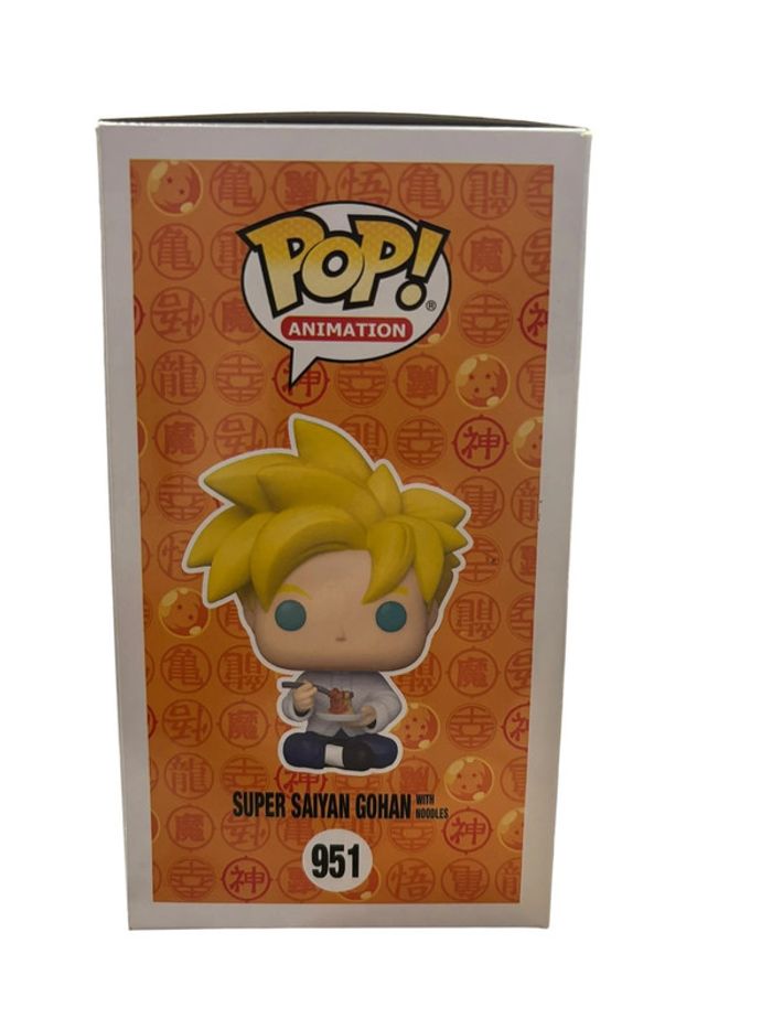 Figurine Funko Pop Dragon Ball Z Super Saiyan Gohan with noodles 951 neuf - photo numéro 3