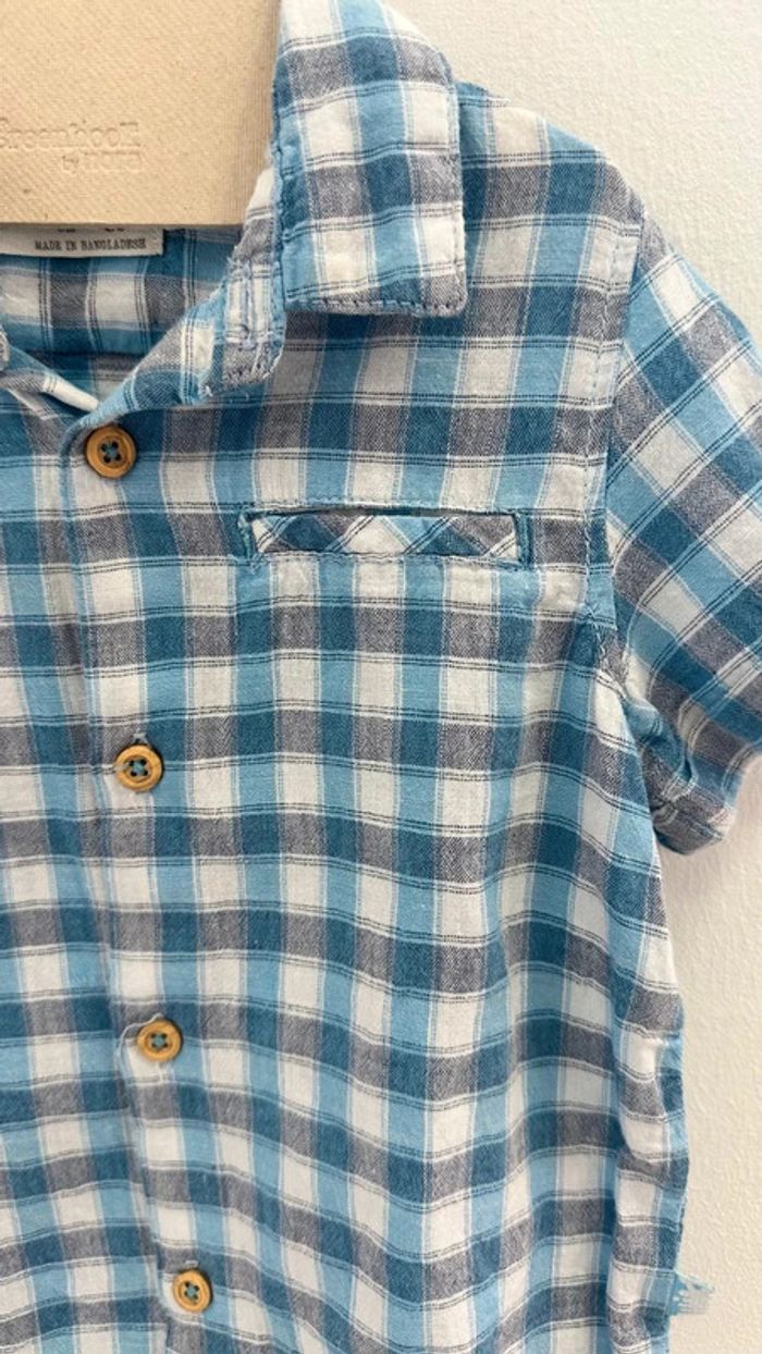 Chemise manche courte Zara - photo numéro 2