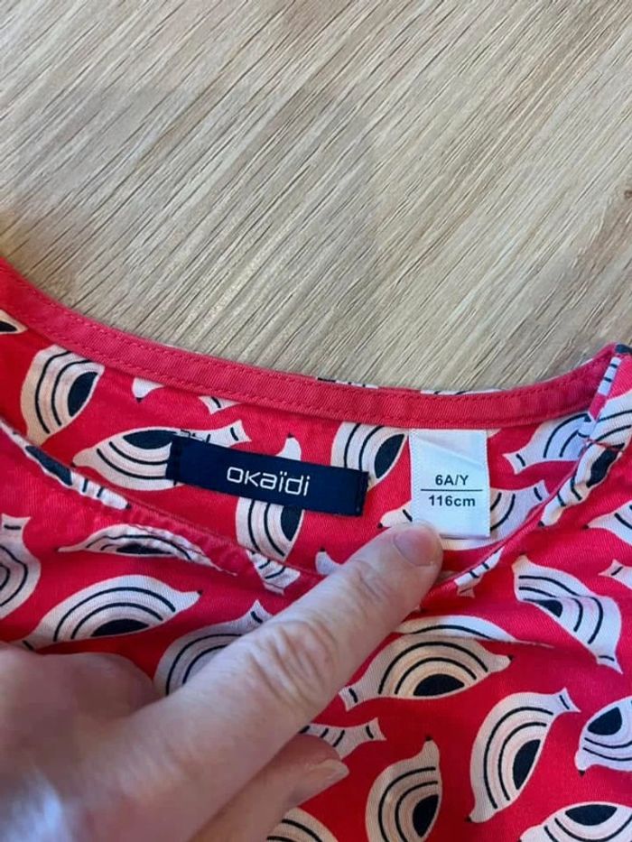 Robe comme neuve okaidi ideal mi saison - photo numéro 3