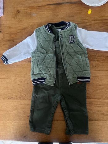 Ensemble salopette bombers 12 mois