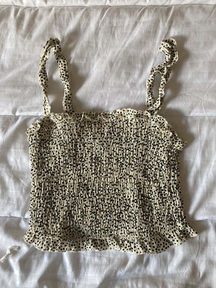 Magnifique haut style bandeau avec bretelles || taille S || Amy & Ivy