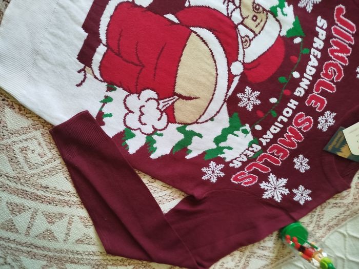 🎅 Pull de Noël "Père Noël qui pète" - photo numéro 4