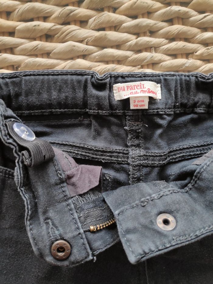 Pantalon gris anthracite DPAM 3 ans - photo numéro 4