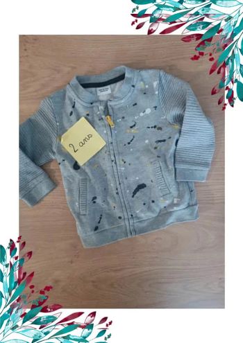 Sweat gilet 2 ans garçon TAO