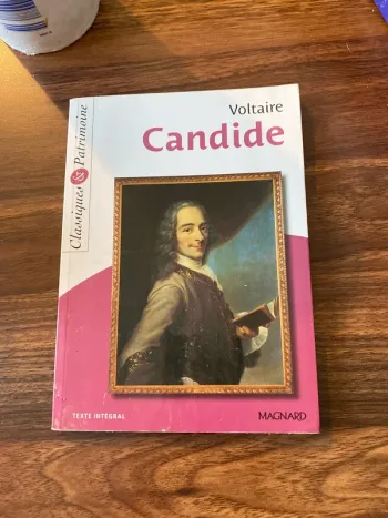 Livre Candide Voltaire