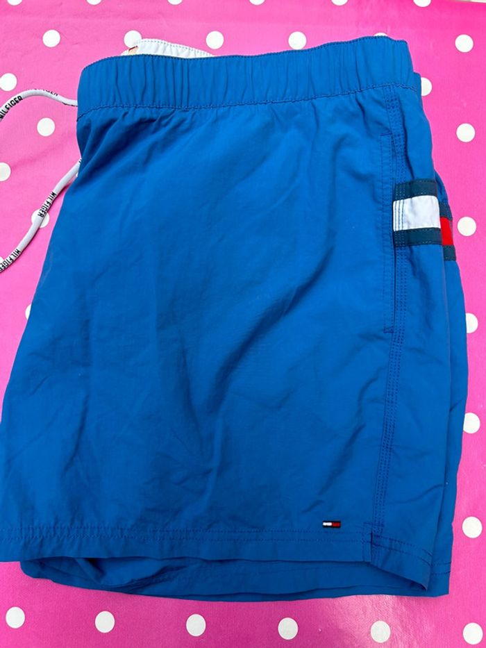Short de bain bleu marine rouge blanc - tommy hilfiger plage - XXL - photo numéro 11
